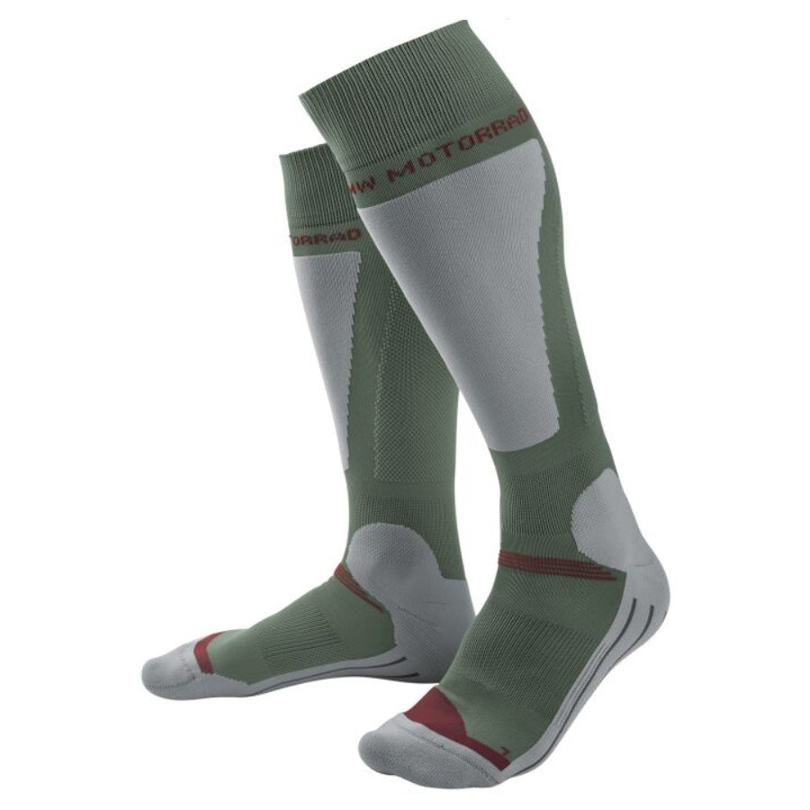 BMW Motorrad Function Summer Motorcycle Socks, Khaki, Unisex